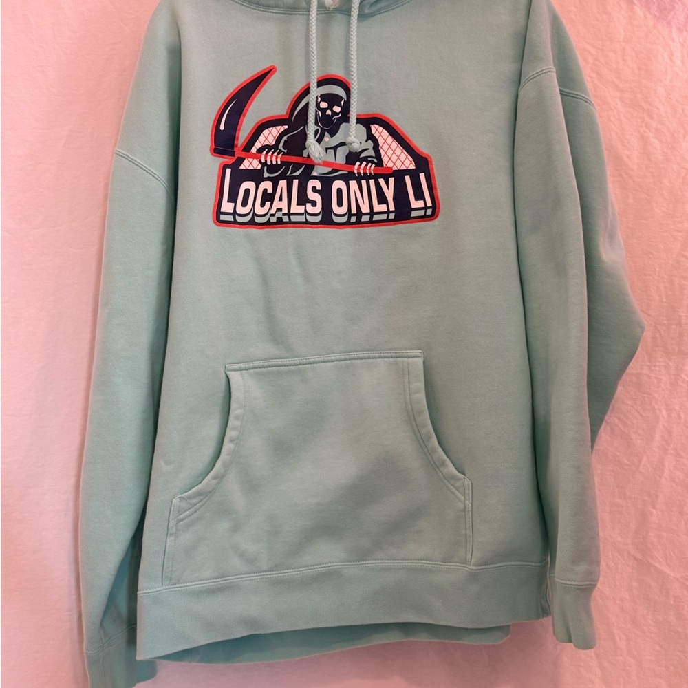 Mint Green Hoodie - Locals Only LI